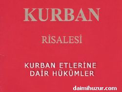 Kurban Etlerine Dair Hükümler